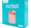 Гарнитура беспроводная канальная ( с кнопкой ответа ) Celebrat TWS-W10 Bluetooth V5.0 , розовая