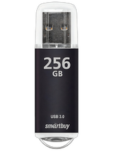 Флеш-накопитель USB 3.0 256 Гб SmartBuy V-Cut Series , чёрный , SB256GBVC-K3