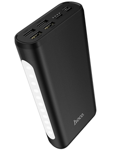Внешний аккумулятор Hoco J60 чёрный ( 3.7 В ) 30000 мАч ; для моб телефонов ( 5 В ) ≈ 17700 мАч