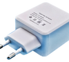 Сетевое зарядное USB устройство ( 2 USB выхода ) Орбита OT-APU44 , 5 В , 2.4 А , дисплей , белое