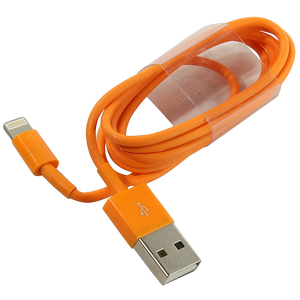 Кабель SmartBuy iK-512c джек USB - джек Lightning , 1.2 метра , цветной , оранжевый