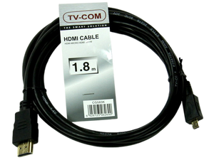 Кабель Tv-Com CG583K-1.8M ver. 1.4 джек HDMI - джек micro HDMI , 1.8 метра