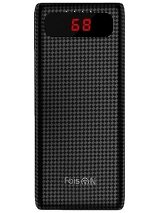 Внешний аккумулятор Faison HB20А чёрный ( 3.7 В ) 20000 мАч ; для моб телефонов ( 5 В ) ≈ 12000 мАч