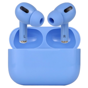 Гарнитура беспроводная вакуумная ( с кнопкой ответа ) Inpods Pro TWS Bluetooth V5.0 , голубая