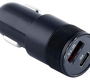Автомобильное зарядное USB устройство ( 1 USB + 1 Type-C ) SmartBuy SBP-1821 , 36 Вт , QC3.0, чёрное