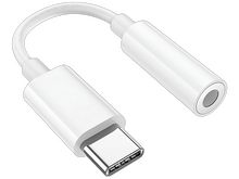Кабель Hoco LS35 джек USB Type-C - гнездо 3.5 , 8 см , белый , для наушников