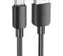Кабель Hoco X96 Hyper джек USB - джек USB Type-C , 100 Вт , 6 А , 1 метр , чёрный