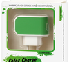 Сетевое зарядное USB устройство ( 1 USB выход ) SmartBuy SBP-8040 Color Charge, 2.1 А , зелёно-белое