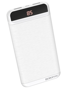 Внешний аккумулятор Borofone BT29 белый ( 3.7 В ) 10000 мАч ; для моб телефонов ( 5 В ) ≈ 5900 мАч