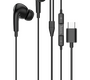 Гарнитура ( джек USB Type-C ) вакуумная ( с кнопкой ответа ) Hoco M1 Pro Original Series , чёрная