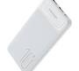 Внешний аккумулятор Denmen DP09 белый ( 3.7 В ) 10000 мАч ; для моб телефонов ( 5 В ) ≈ 6000 мАч