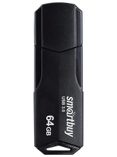 Флеш-накопитель USB 3.0 64 Гб SmartBuy Clue Series , чёрный , SB64GBCLU-K3