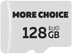 Карта памяти MicroSD 128 Гб More Choice MC128 Класс 10 , MC128Black White