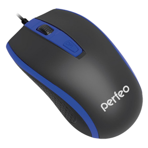Мышь USB Perfeo PF_4930 Profil , чёрно-синяя