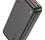 Внешний аккумулятор Hoco J101A чёрный (3.7 В) 20000 мАч ; для моб телефонов (5 В) ≈ 11800 мАч, QC3.0