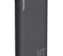 Внешний аккумулятор SmartBuy SBPB-860 чёрный (3.7 В) 10000 мАч ; для моб телефонов (5 В) ≈ 6000 мАч