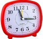 Часы-будильник Perfeo PF-TC-005 , PF_C3102, красные, 10*8.5*3 см (батарейка R6 в комплект не входит)
