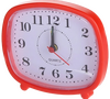 Часы-будильник Perfeo PF-TC-005 , PF_C3102, красные, 10*8.5*3 см (батарейка R6 в комплект не входит)