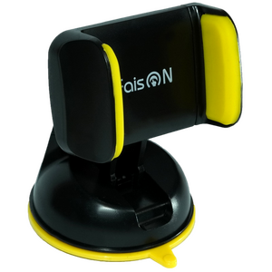 Автомобильный держатель для смартфона Faison HCA5 Spin , чёрно-жёлтый
