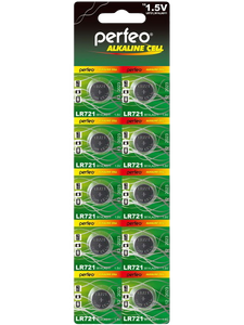 Батарейка часовая AG11 Perfeo ( LR721 , 362A ) BL10 , PF LR721/10BL