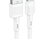 Кабель Hoco X83 Victory джек USB - джек USB Type-C , 3 А , 1 метр , белый