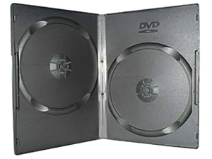BOX на 2 DVD , 14 мм , чёрный , глянцевый
