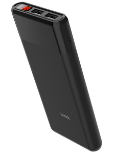 Внешний аккумулятор Hoco B35C чёрный ( 3.7 В ) 12000 мАч ; для моб телефонов ( 5 В ) ≈ 7200 мАч 