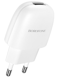 Сетевое зарядное USB устройство ( 1 USB выход ) Borofone BA49A Vast , 5 В , 2.1 А , белое