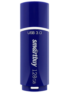 Флеш-накопитель USB 3.0 128 Гб SmartBuy Crown Series , синий , SB128GBCRW-Bl