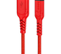 Кабель Hoco X59 Victory джек USB - джек micro USB , 2.4 А , 1 метр , нейлон , красный
