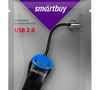 Кардридер ( для MicroSD ) SmartBuy SBR-711-В , чёрно-синий