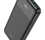 Внешний аккумулятор Hoco J102 чёрный (3.7 В) 10000 мАч ; для моб телефонов (5 В) ≈ 5900 мАч , QC3.0 