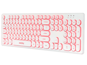 Клавиатура с подсветкой USB SmartBuy SBK-328U-W One , белая