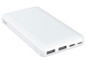 Внешний аккумулятор Hoco J48 белый ( 3.7 В ) 10000 мАч ; для моб телефонов ( 5 В ) ≈ 5900 мАч