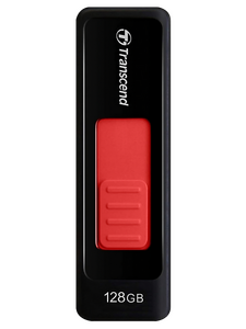 Флеш-накопитель USB 3.1 128 Гб Transcend JF 760 , чёрный ( чтение до 90 МБ/с / запись до 40 МБ/с )