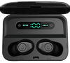 Гарнитура беспроводная вакуумная ( с кнопкой ответа ) F9 TWS Bluetooth V5.1 , Power Bank , чёрная
