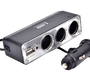 Разветвитель автомобильного прикуривателя ( 3 прикуривателя + 1 USB ) TDS TS-CAU23