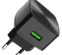 Сетевое зарядное USB устройство ( 1 USB выход ) Hoco C70A , 3.6 - 12 В , 1.5 - 3 A , QC3.0 , чёрное
