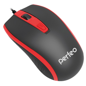 Мышь USB Perfeo PF_4928 Profil , чёрно-красная