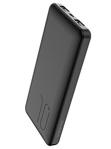 Внешний аккумулятор Borofone BT28 чёрный ( 3.7 В ) 10000 мАч ; для моб телефонов ( 5 В ) ≈ 5900 мАч