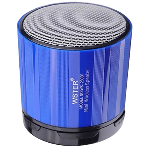 Портативная акустика Bluetooth Wster WS-230BT , синяя