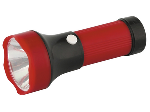 Фонарик ручной Ultraflash 3102-ТН , красно-чёрн (3 батарейки R6 в комплект не входят, 1 LED, 0.4 Вт)