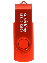Флеш-накопитель USB 3.0 128 Гб SmartBuy Twist Series , красный , SB128GB3TWR