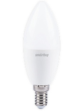Лампа светодиодная E14 SmartBuy C37 , 9.5 Bт , 6000 , холодный дневной свет , SBL-C37-9_5-60K-E14