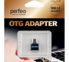 Переходник Perfeo PF_B4995 OTG гнездо USB - джек micro USB , чёрный