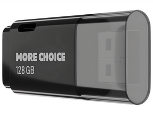 Флеш-накопитель USB 128 Гб More Choice MF128 , чёрный , MF128Black