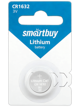 Батарейка дисковая CR1632 SmartBuy Lithium Battery BL1 , SBBL-1632-1B