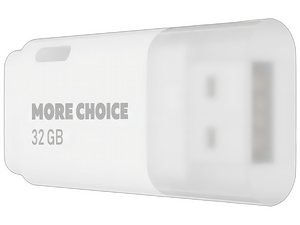 Флеш-накопитель USB 32 Гб More Choice MF32 , белый , MF32White