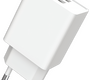 Сетевое зарядное USB устройство ( 2 USB выхода ) Denmen DC02 , 5 В , 2.1 А , белое