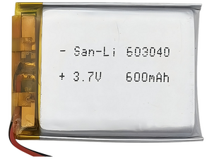 Аккумулятор 3.7 В SL 603040 , 600 мАч , 6*30*40 мм